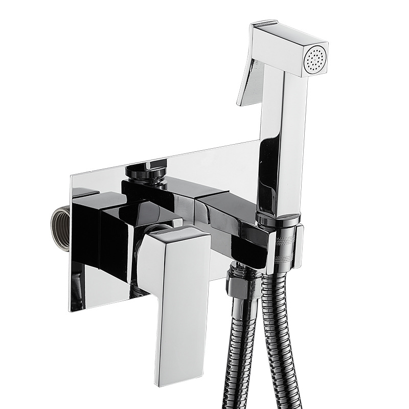 Square Split Bidet Set