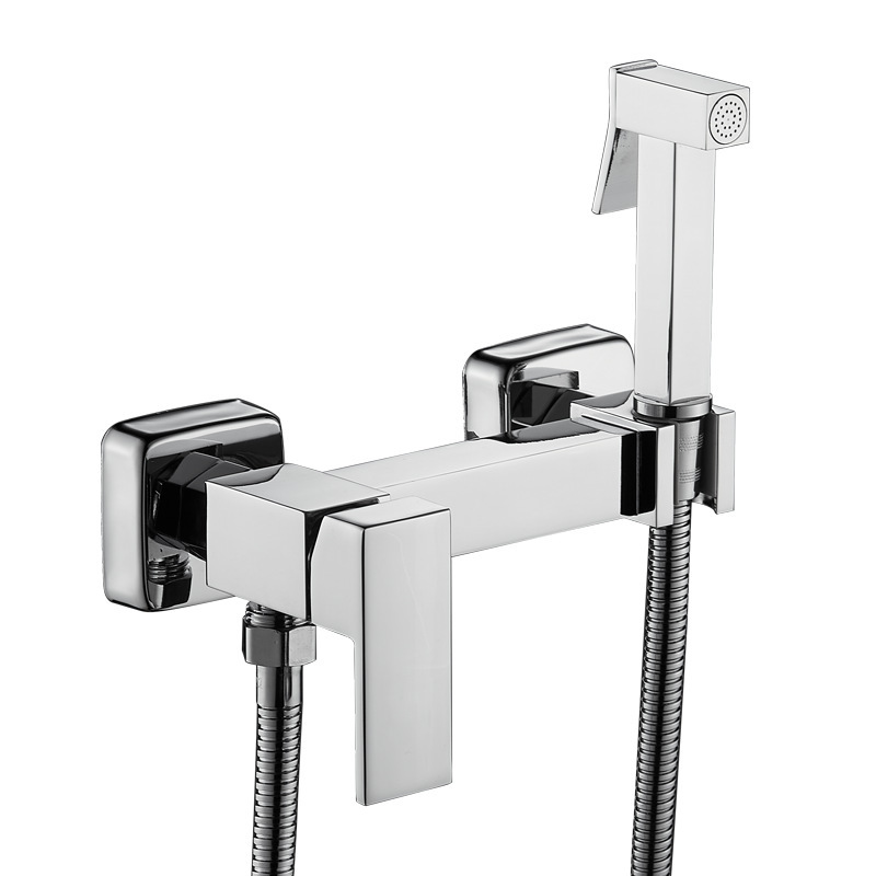 V3 Square Dual-Wall Bidet Set