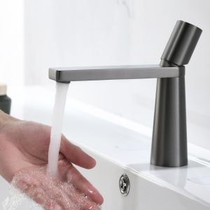 Gunmetal Minimal Basin Tap