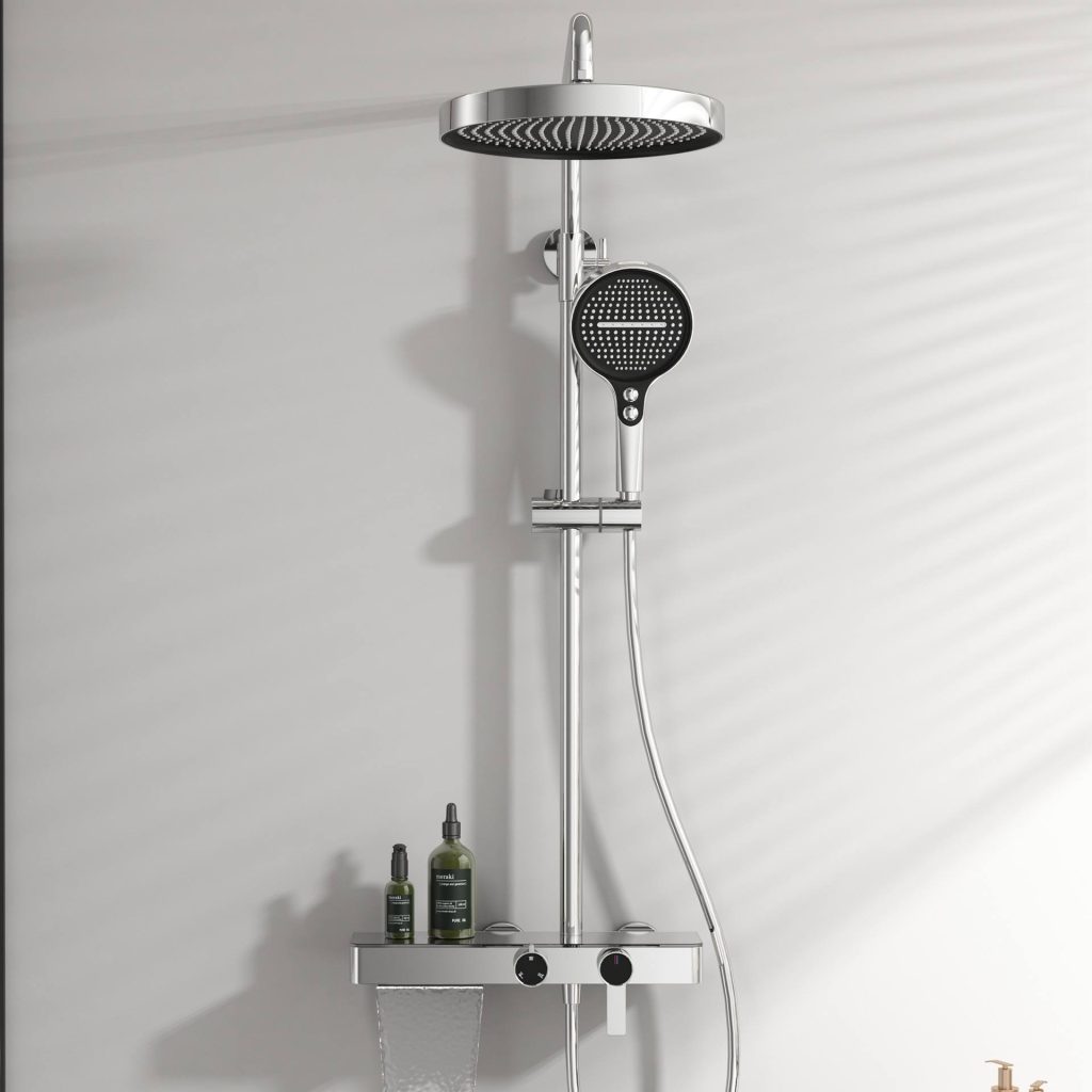 Chrome 3-Function Shower Set