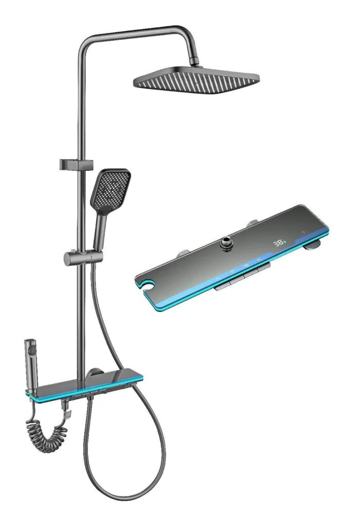 Blue Whale LED Shower Set